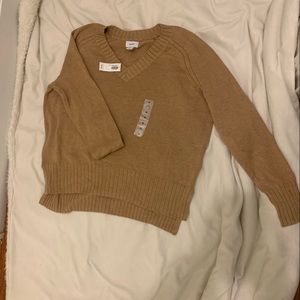 Brown Old Navy V-Neck sweater